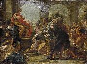 Giovanni Battista Gaulli Called Baccicio The Continence of Scipio painting